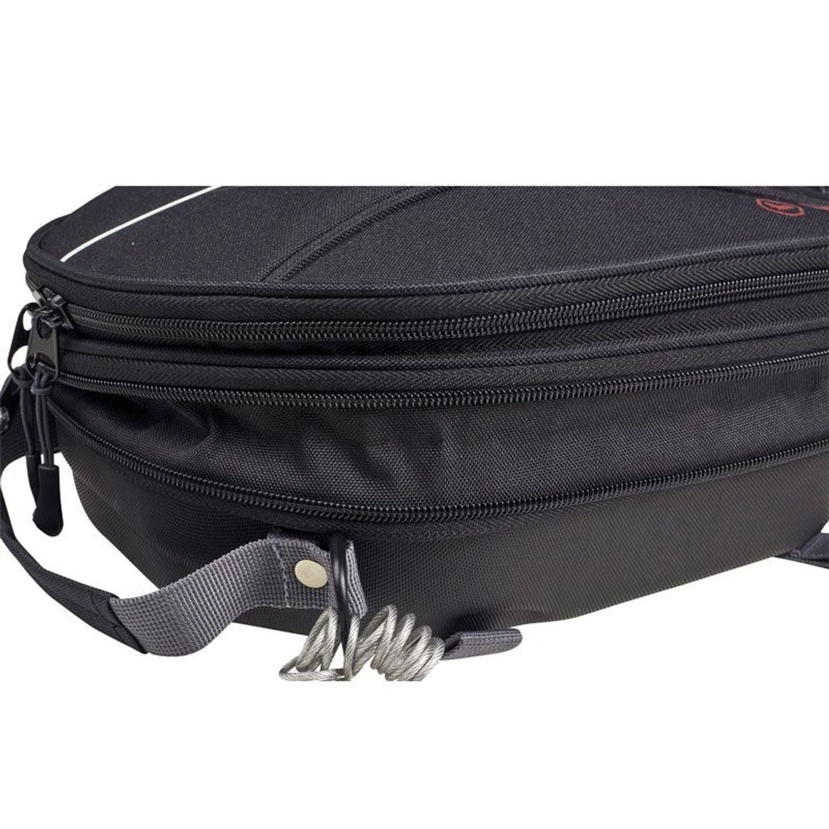 Sacoche de selle moto Bagster LOCKER – 3.5 à 8.5 L – Universelle – Noire