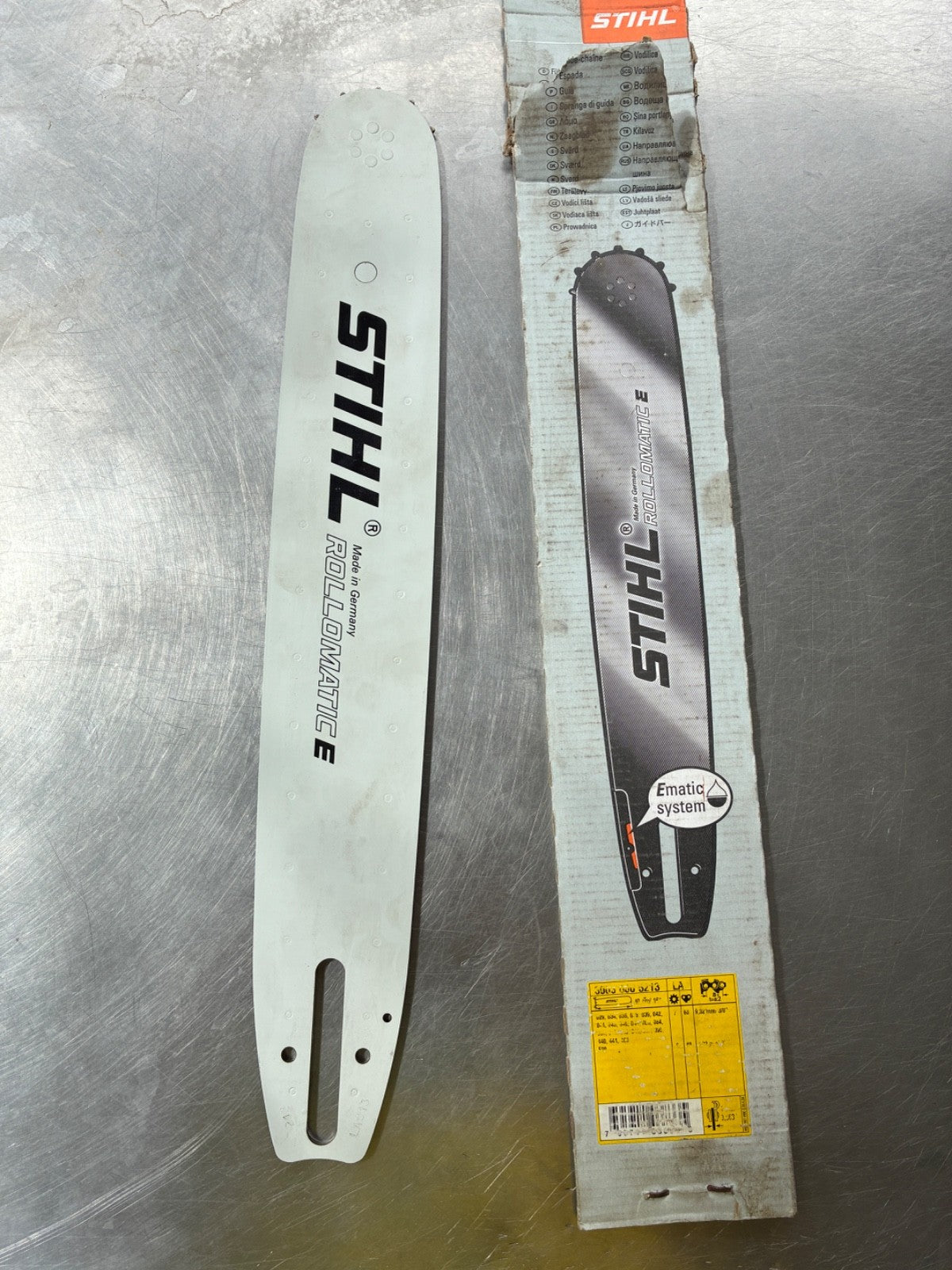 Guide chaîne STIHL 40 cm 3/8" 1.6 mm – Rollomatic E 3003 000 5213