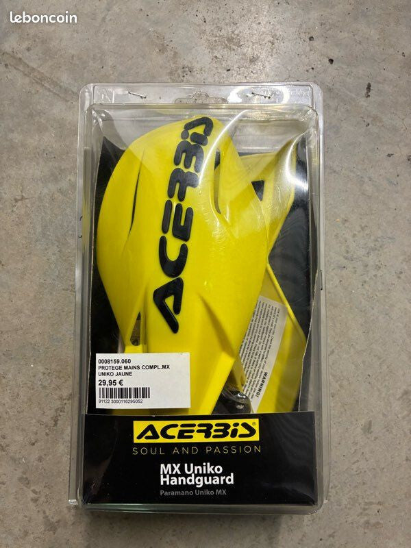 Protège-mains Acerbis MX Uniko réf. 0008159.060 – Neuf avec fixations