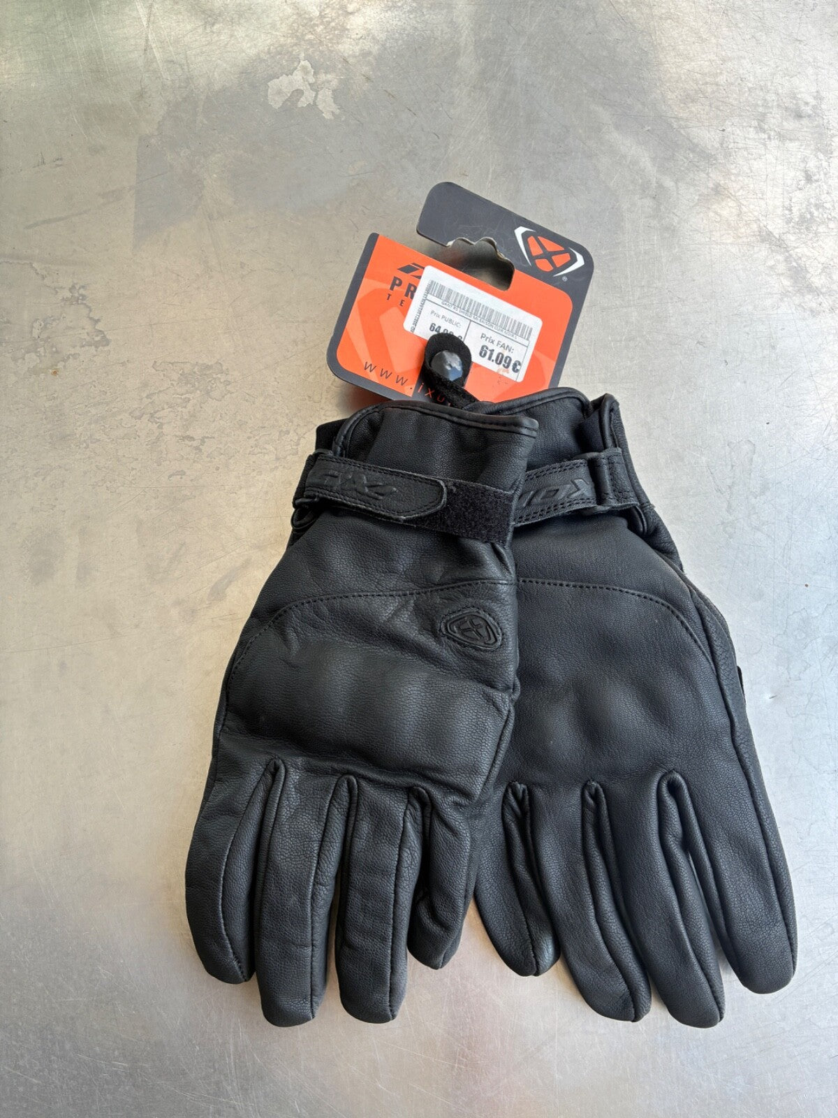 Gants moto Ixon RS Shield noir – Taille L – Jamais servis – CE été