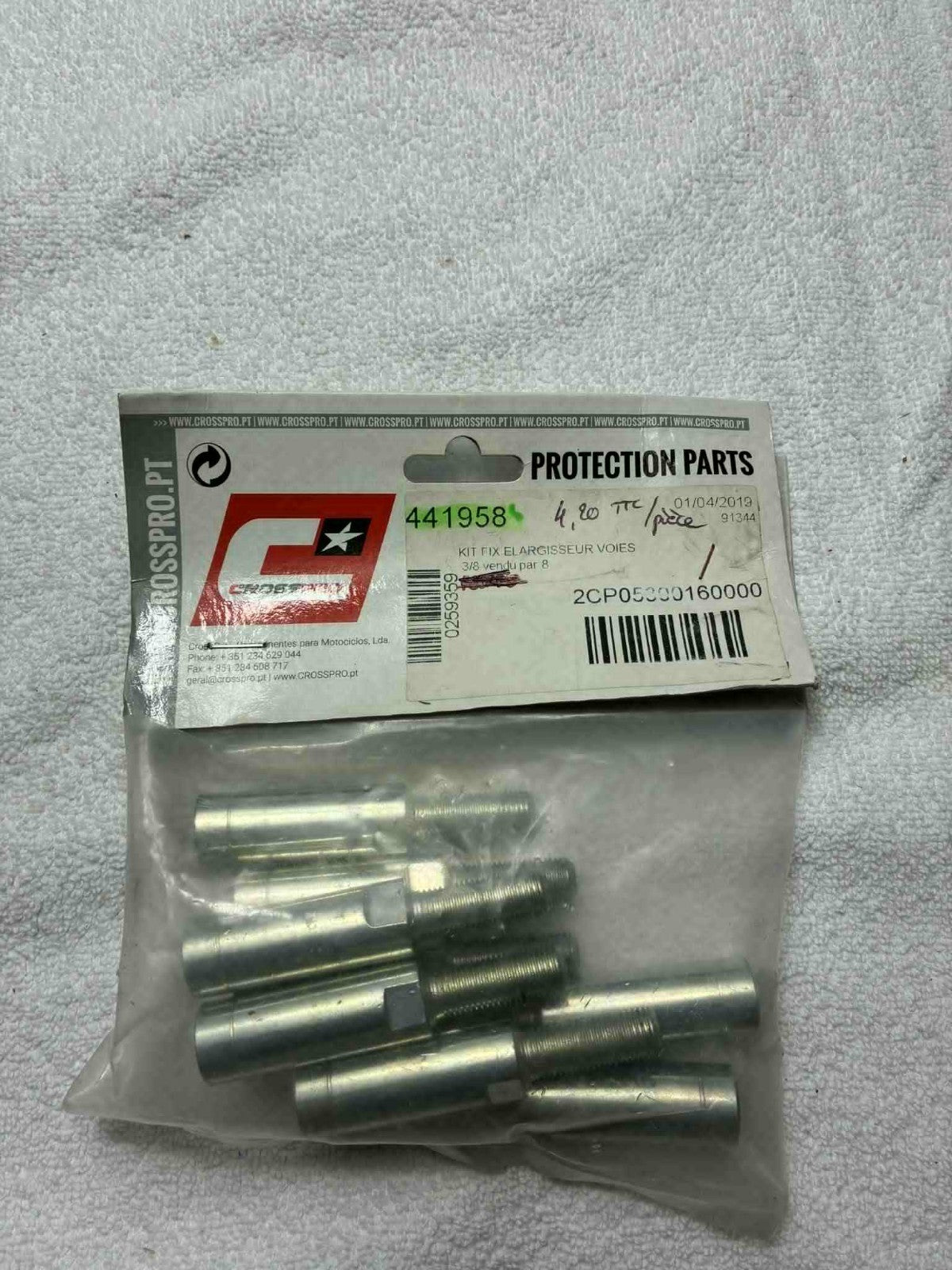 Kit fixation élargisseurs de voie Cross-Pro 3/8 x8 – TRX450R / TRX450ER