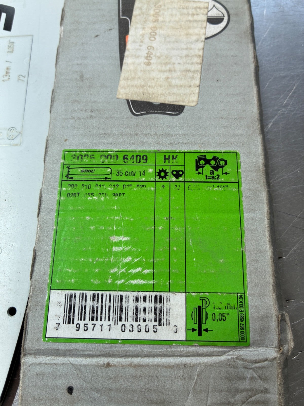 Guide chaîne STIHL 35 cm 1/4" 1.3 mm – Rollomatic E 3005 000 6409