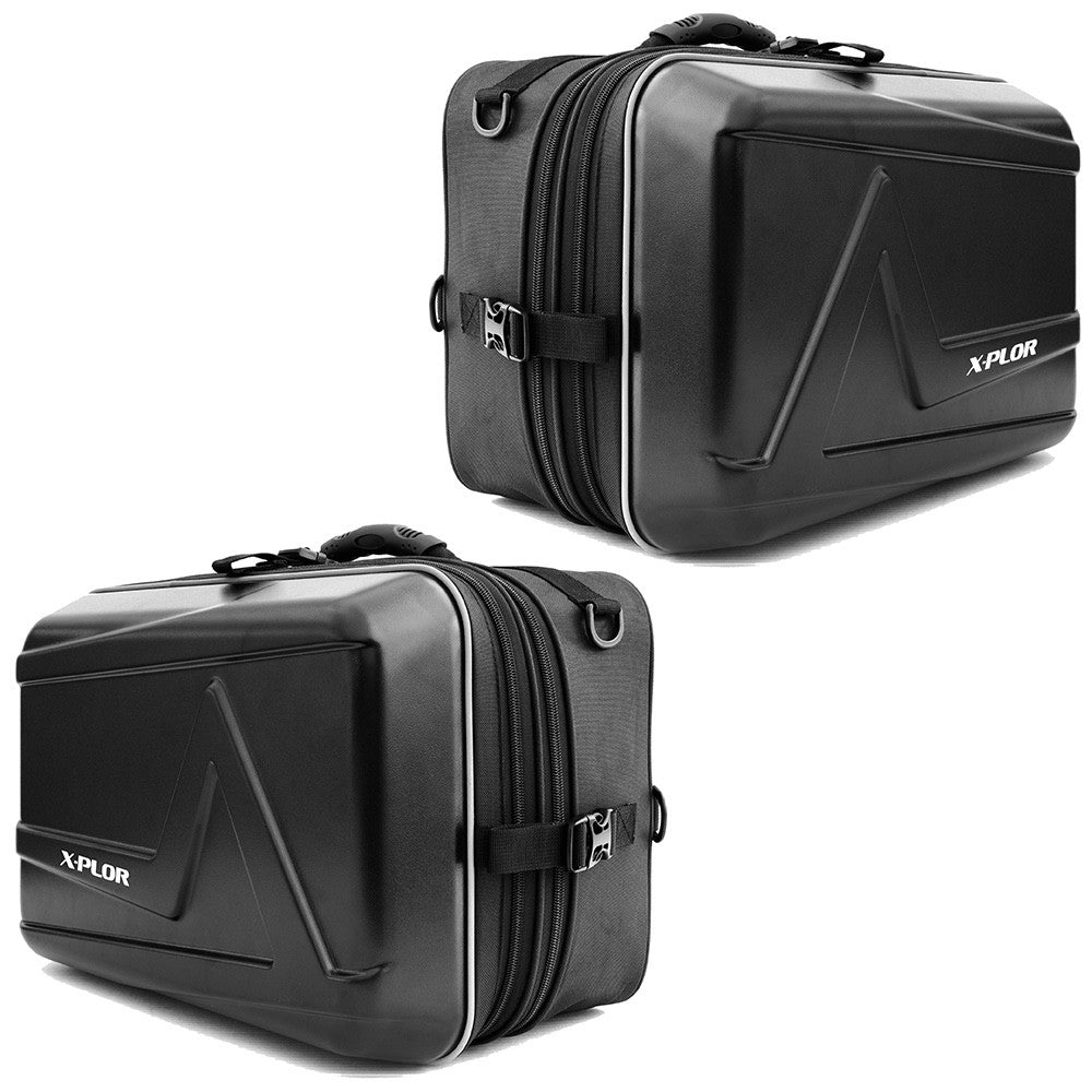Sacoches cavalières moto X-PLOR VE900 – Semi-rigides – 2x25L – Neuf