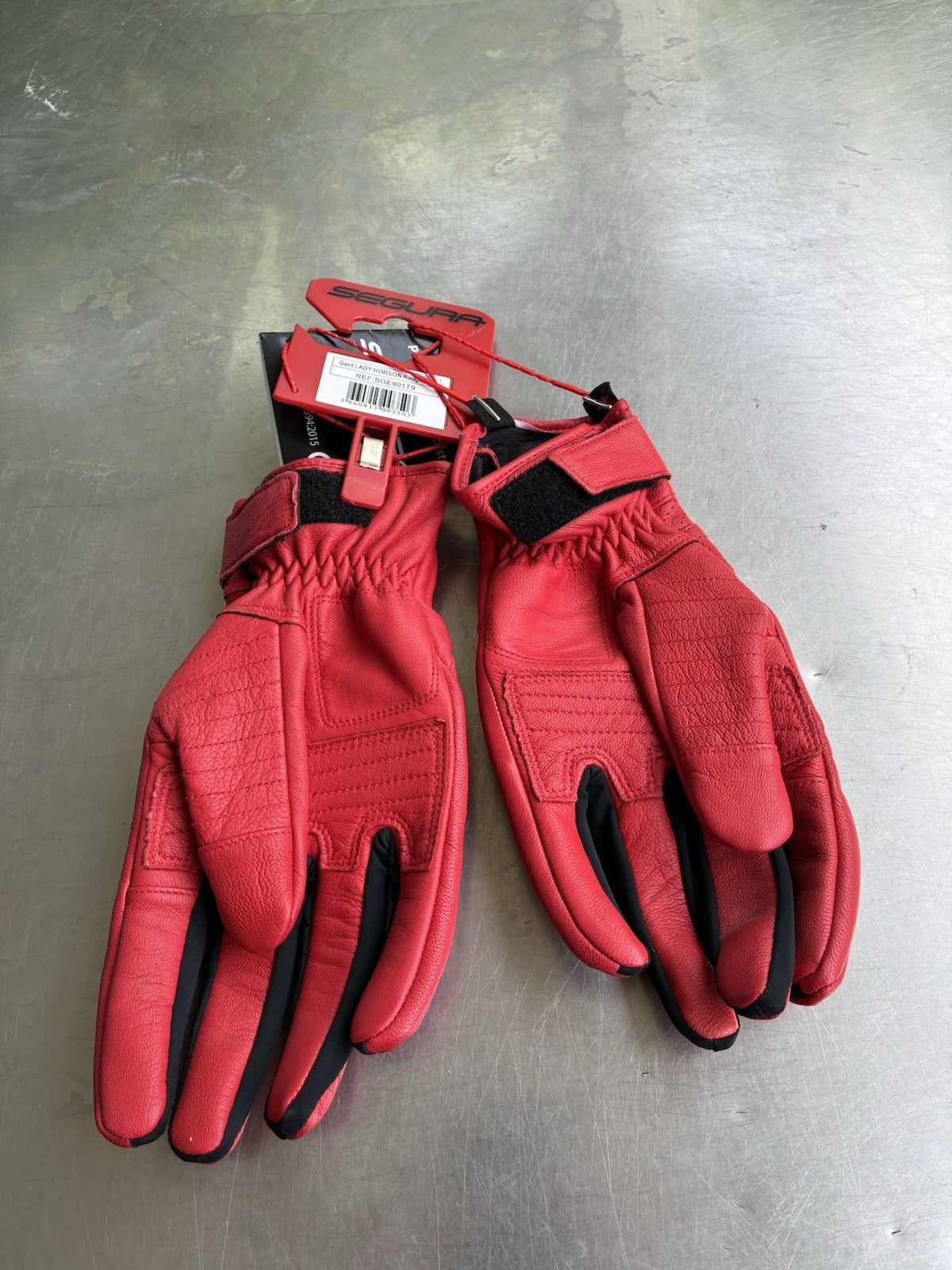 Gants moto été femme Segura Lady Horson cuir – Taille 9 – Neuf
