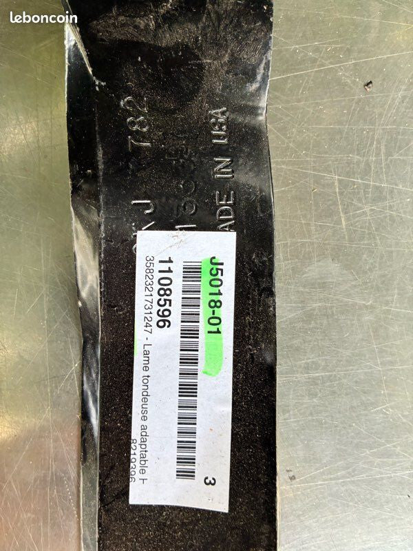 3 x Lame 389 mm adaptable Husqvarna / Jonsered 103 cm – Jamais servie