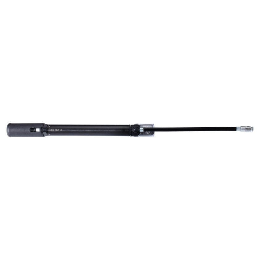 BBB Cycling Traveller BMP-53 Teleskop-Mini-Fahrradpumpe mit Manometer