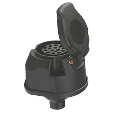 Prise socle remorque 13 broches – 12V – Blister – Neuf (véhicule tractant)