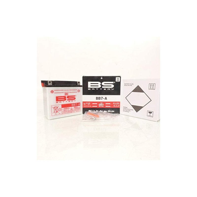 BS Battery BB7-A SLA 12V 8Ah AGM VRLA Motorradbatterie - Sofort einsatzbereit