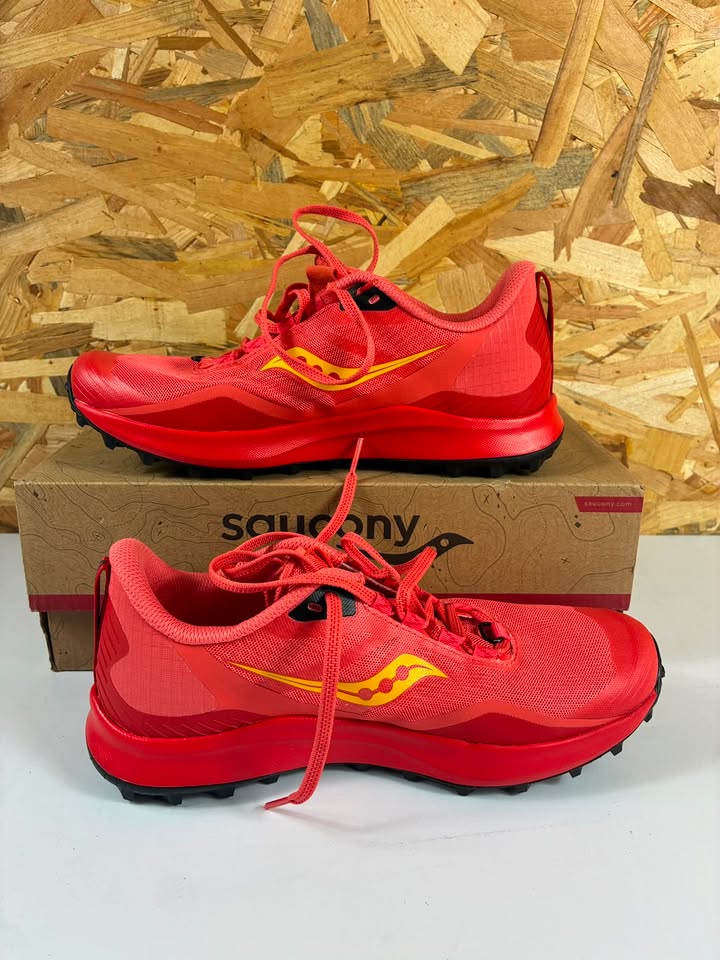 Chaussures trail Saucony Peregrine 12 Femme 40 Coral/Redrock