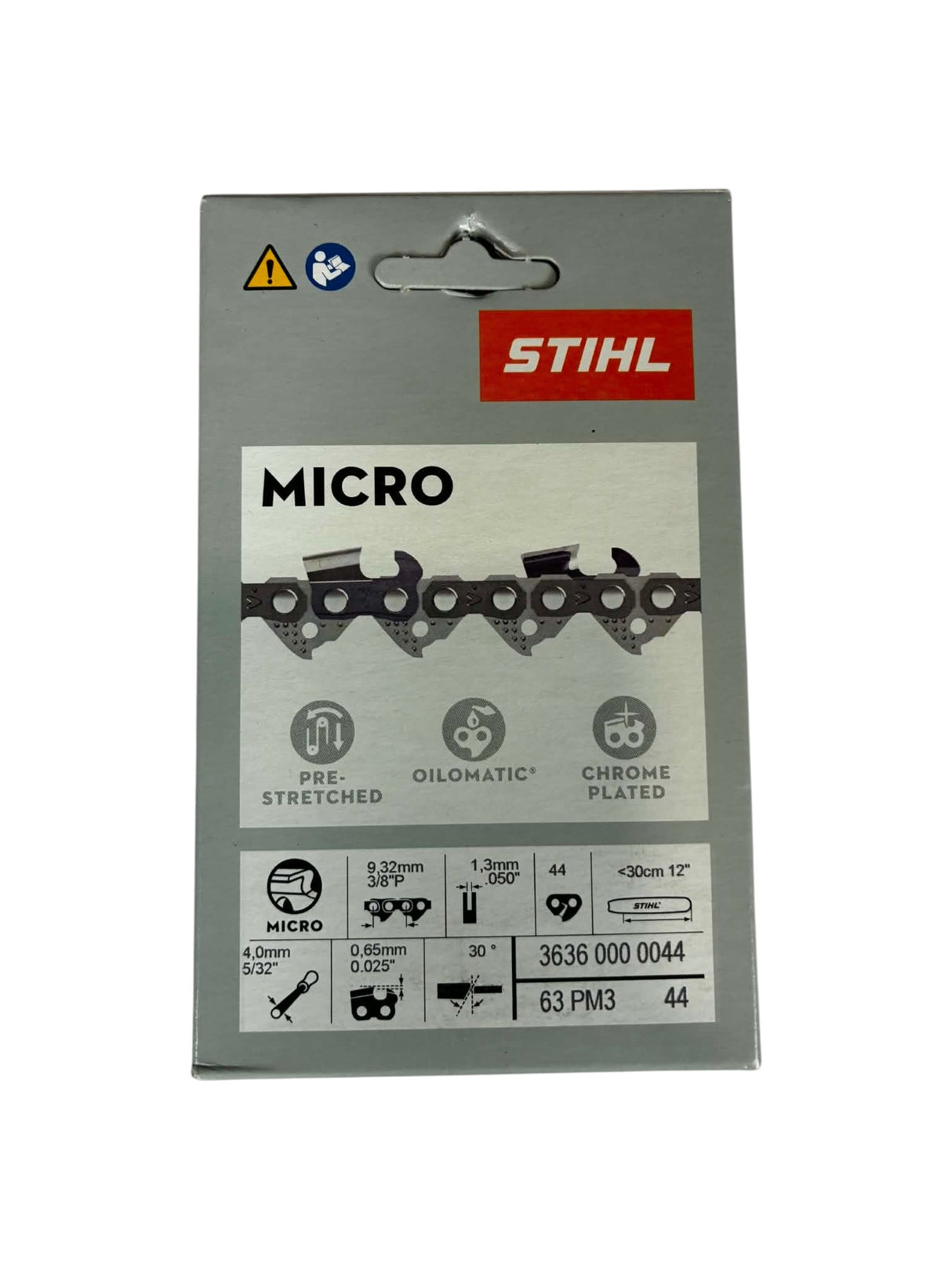 Chaîne STIHL Picco Micro 3 PM3 3/8" P 1,3 mm 44 maillons 36360000044