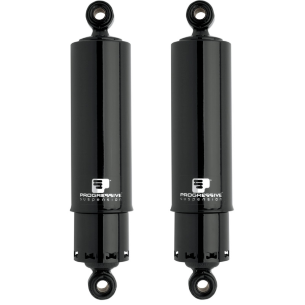 Amortiguadores de alta resistencia 412-4046B de 12" para Harley Dyna (1991-2017), color negro