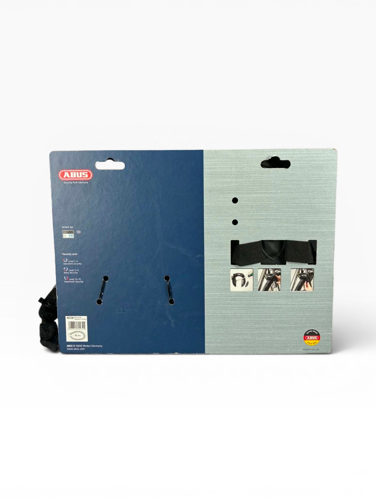 Antivol de Cadre ABUS Pro Shield Plus 5950 NR avec Chaîne 85 cm et Sacoche ST5950