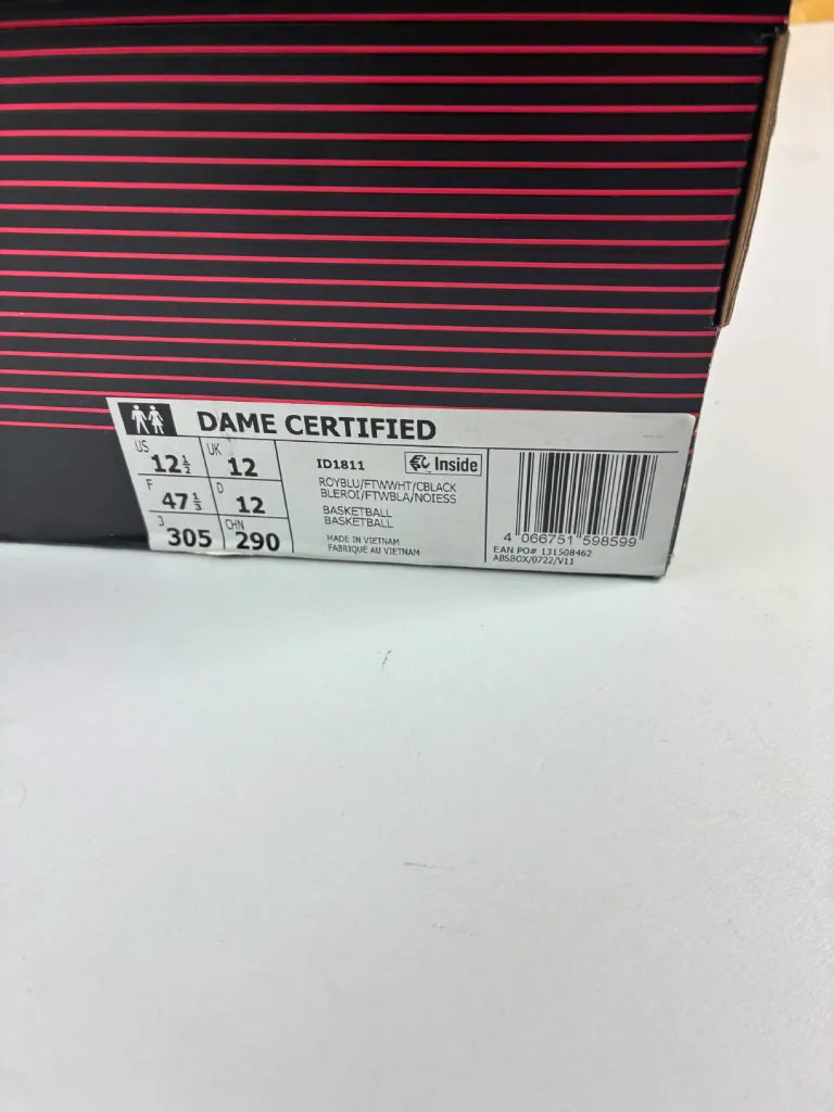 Chaussures Basketball Adidas Dame Certified Homme – 47 1/3