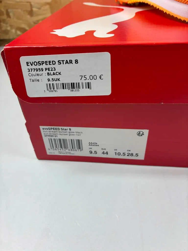 Chaussures Athlétisme Puma evoSPEED Star 8 – 44 – 377959 01 – Sans pointes