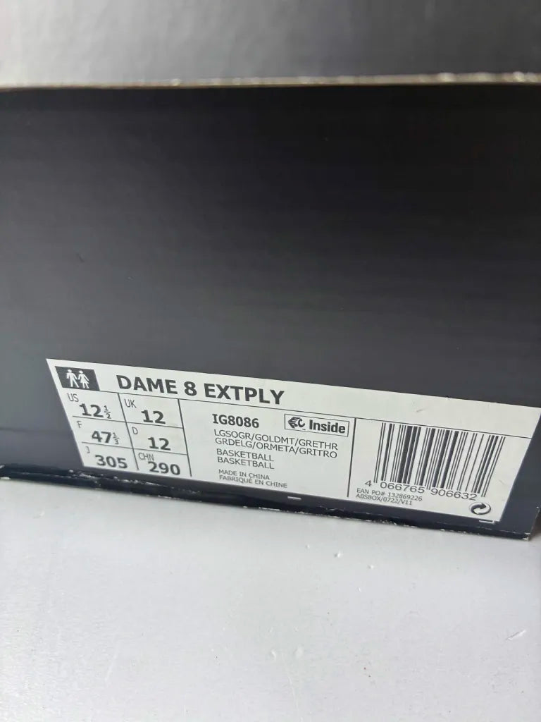 Chaussures Basketball Adidas Dame 8 EXTPLY Homme – 47 1/3 – IG8086