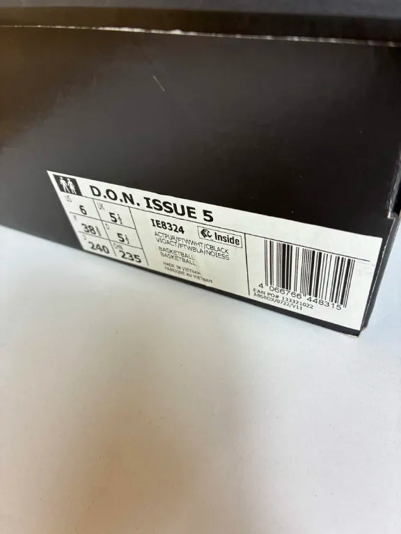 Chaussures Basketball Adidas D.O.N. Issue 5 Femme – 38 2/3 – IE8324
