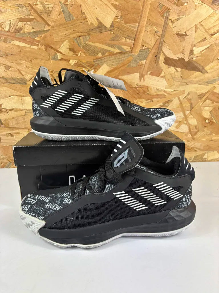 Adidas Dame 6 Femme Noir Blanc – 39 1/3 – FU6807