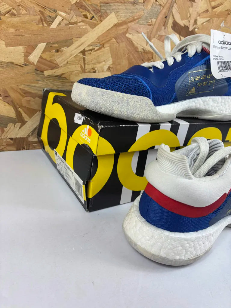Chaussures de Basketball Adidas Marquee Boost Low Bleu – 40 2/3 – D96935