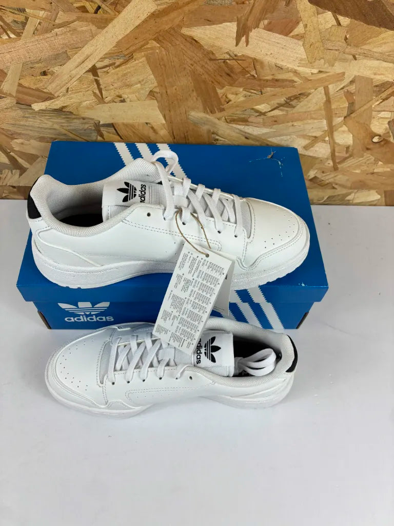 Baskets Adidas NY 90 J Enfant Blanc Noir – 35 1/2 – FY9840