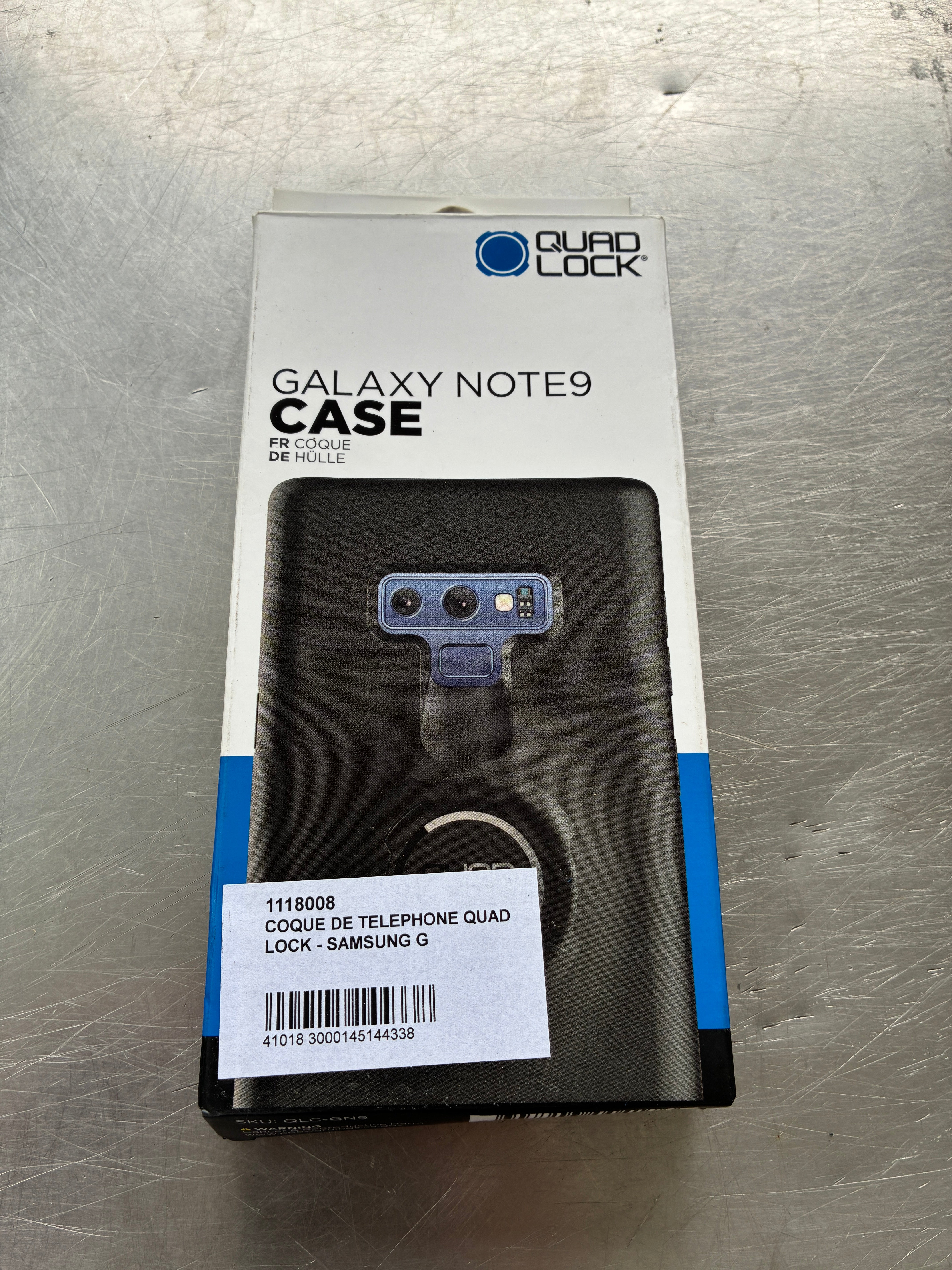 Coque de protection Quad Lock Samsung Galaxy Note 9 Universel – Noir