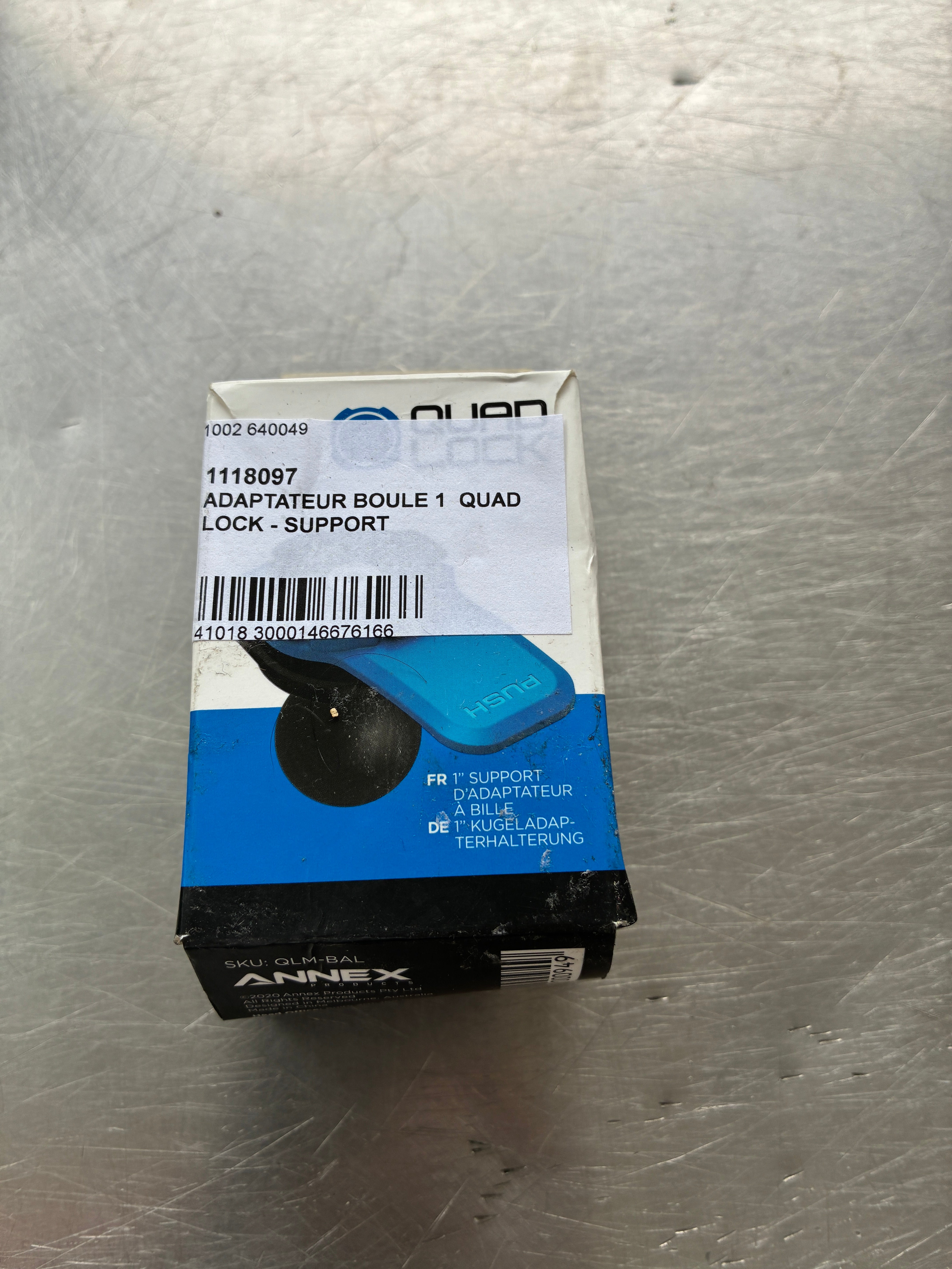 Support Smartphone Quad Lock Ball Ram Mount 1 QDL0028 – Universel – Noir