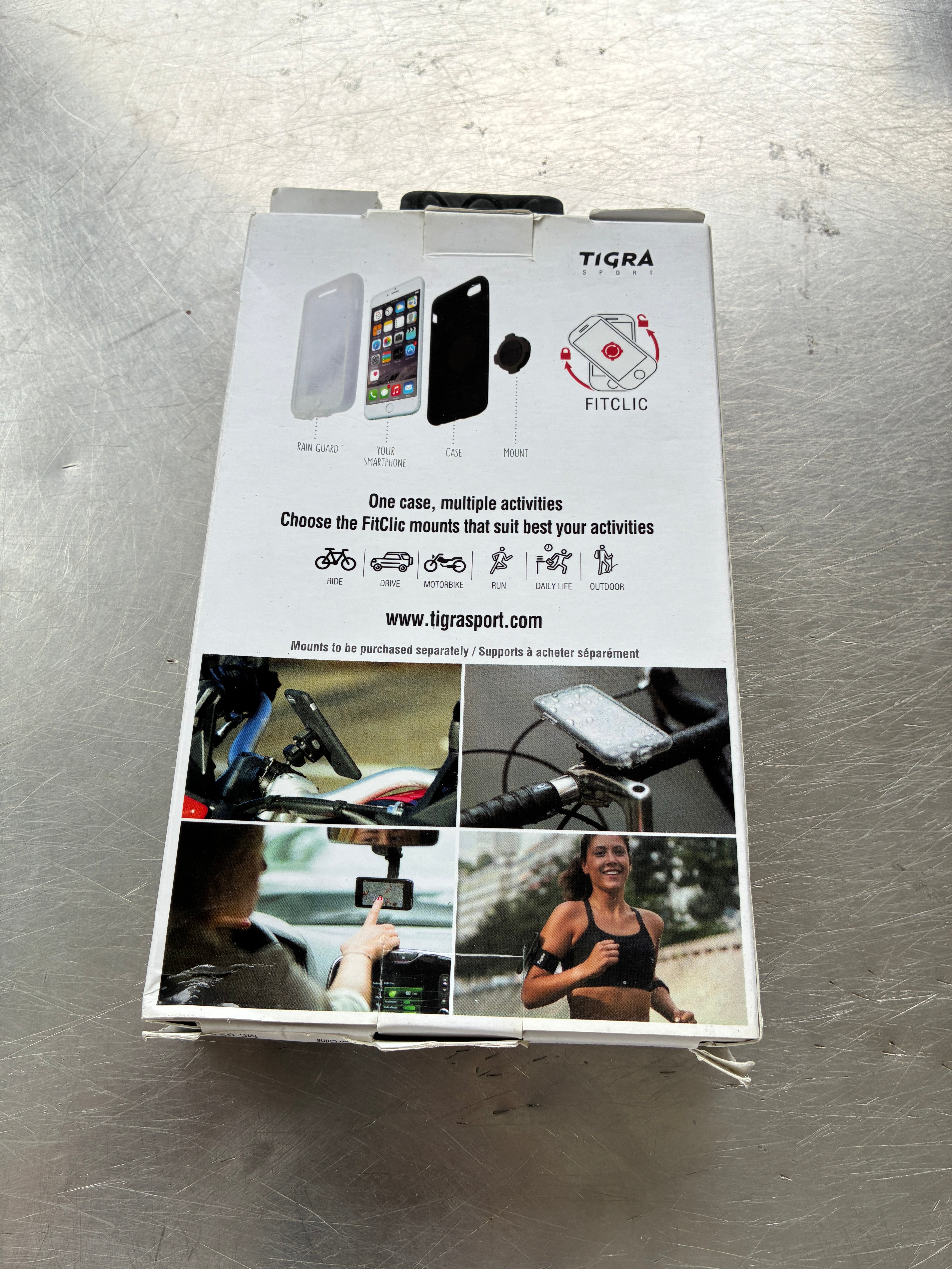 Coque TIGRA MountCase Fitclic Samsung Galaxy S10+ + Protection pluie – Réf. MC-GS10P-S