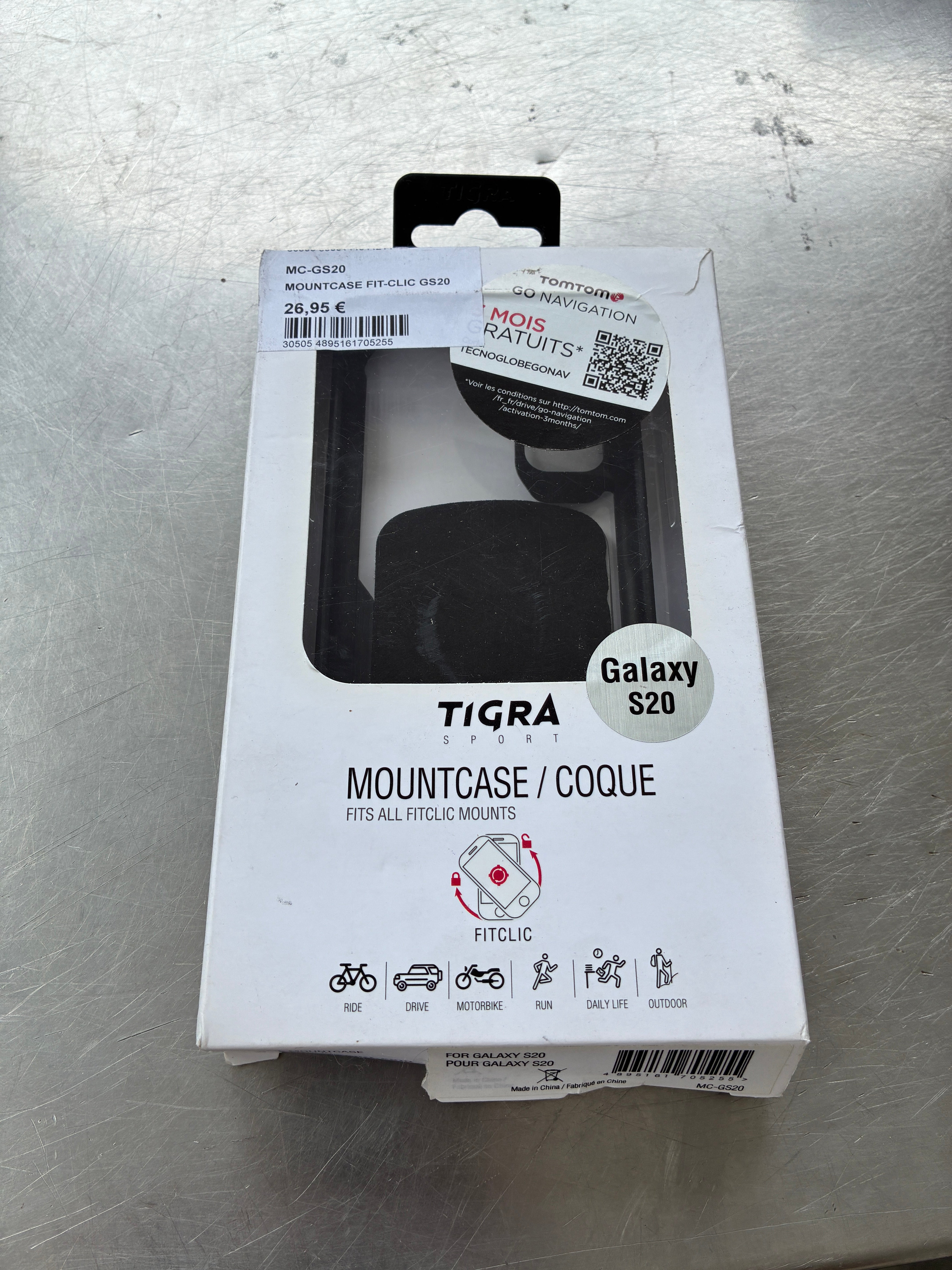 Coque TIGRA MountCase Fitclic Samsung Galaxy S20 – Réf. MC-GS20