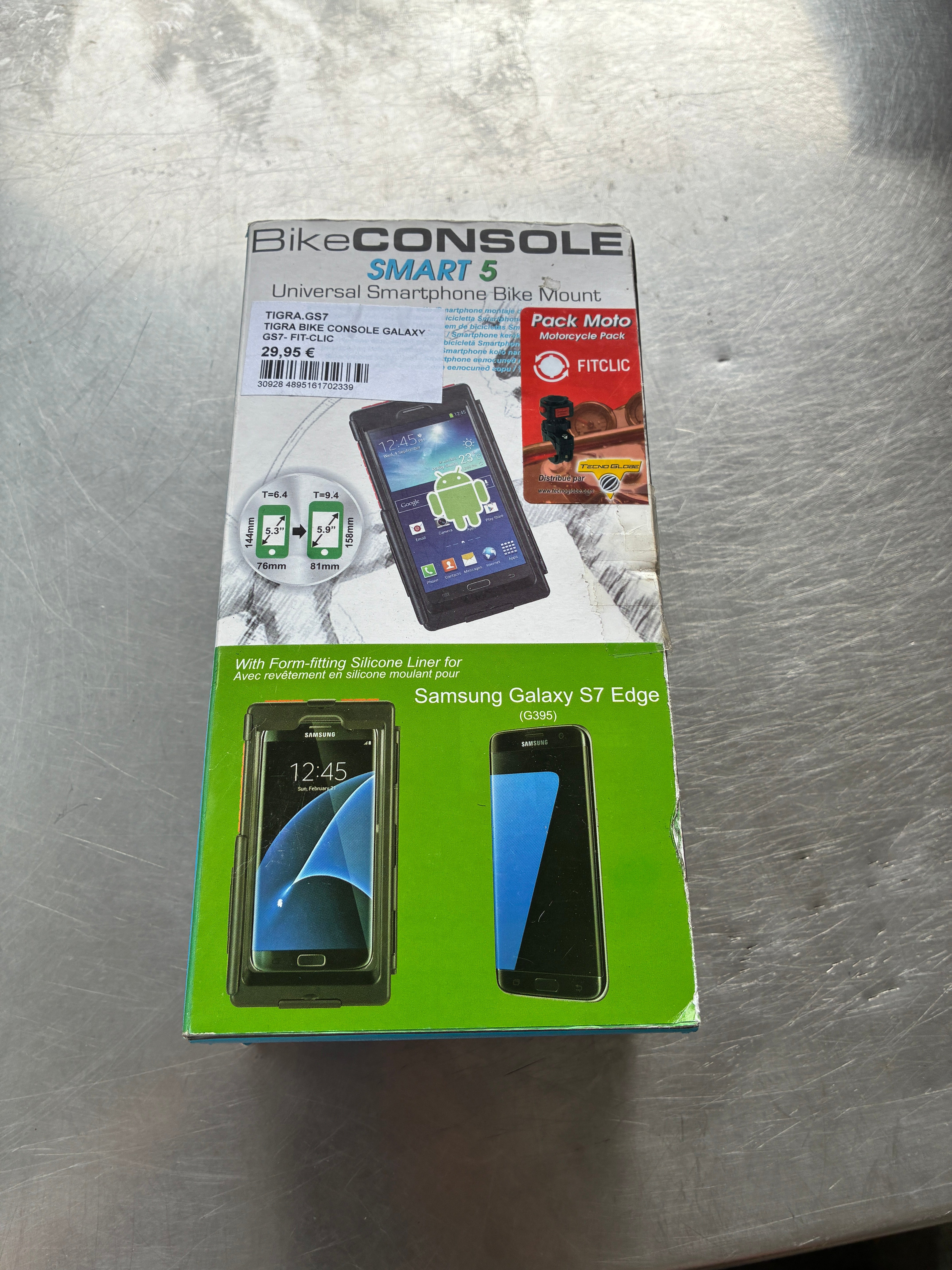 Coque de protection Tigra Bike Console Galaxy S7 Edge – FitClic – Réf. TIGRA.GS7E