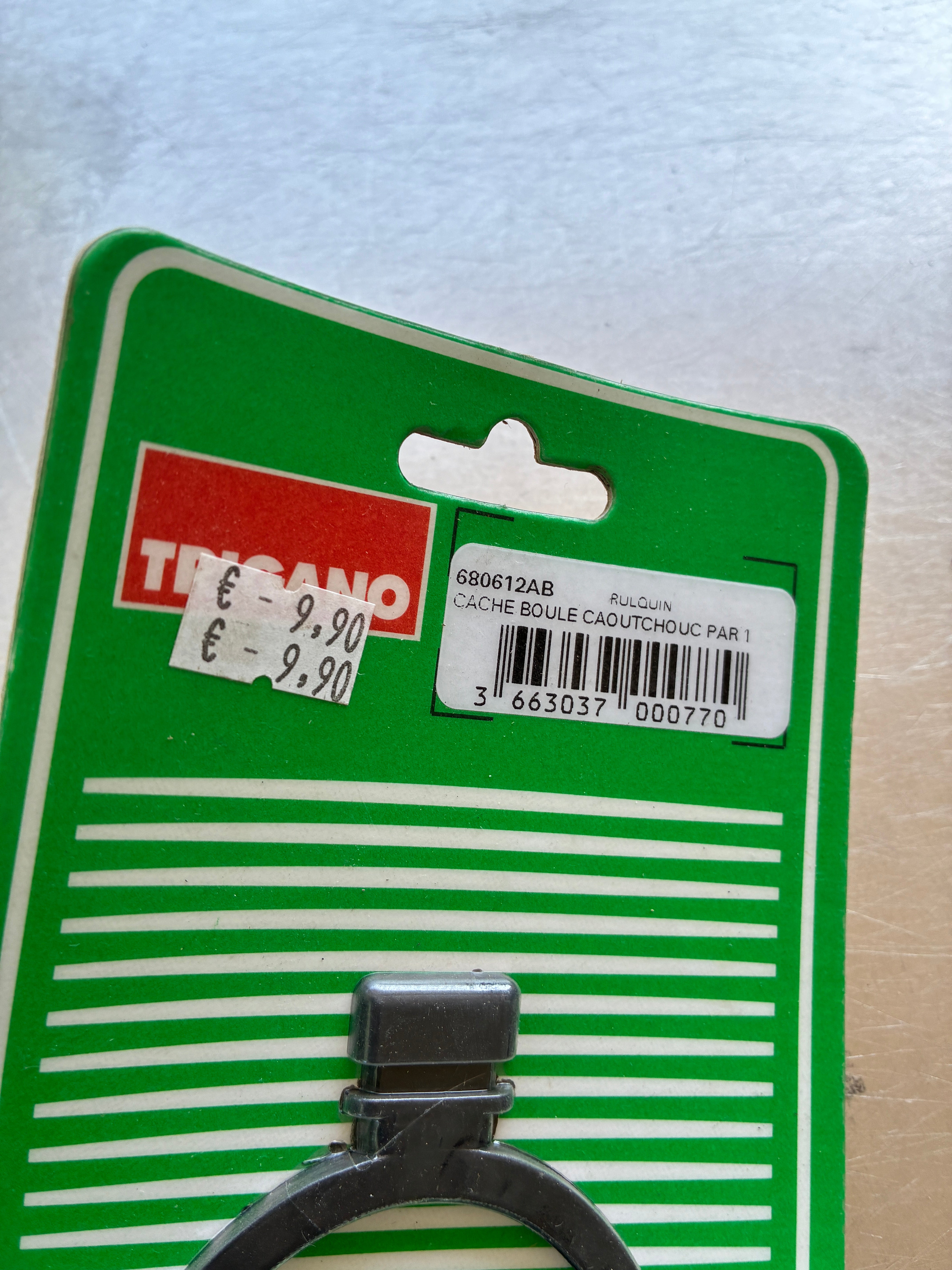 Cache rotule souple avec anneau en silicone – Réf. 1TR003904 / 680612AB – Neuf