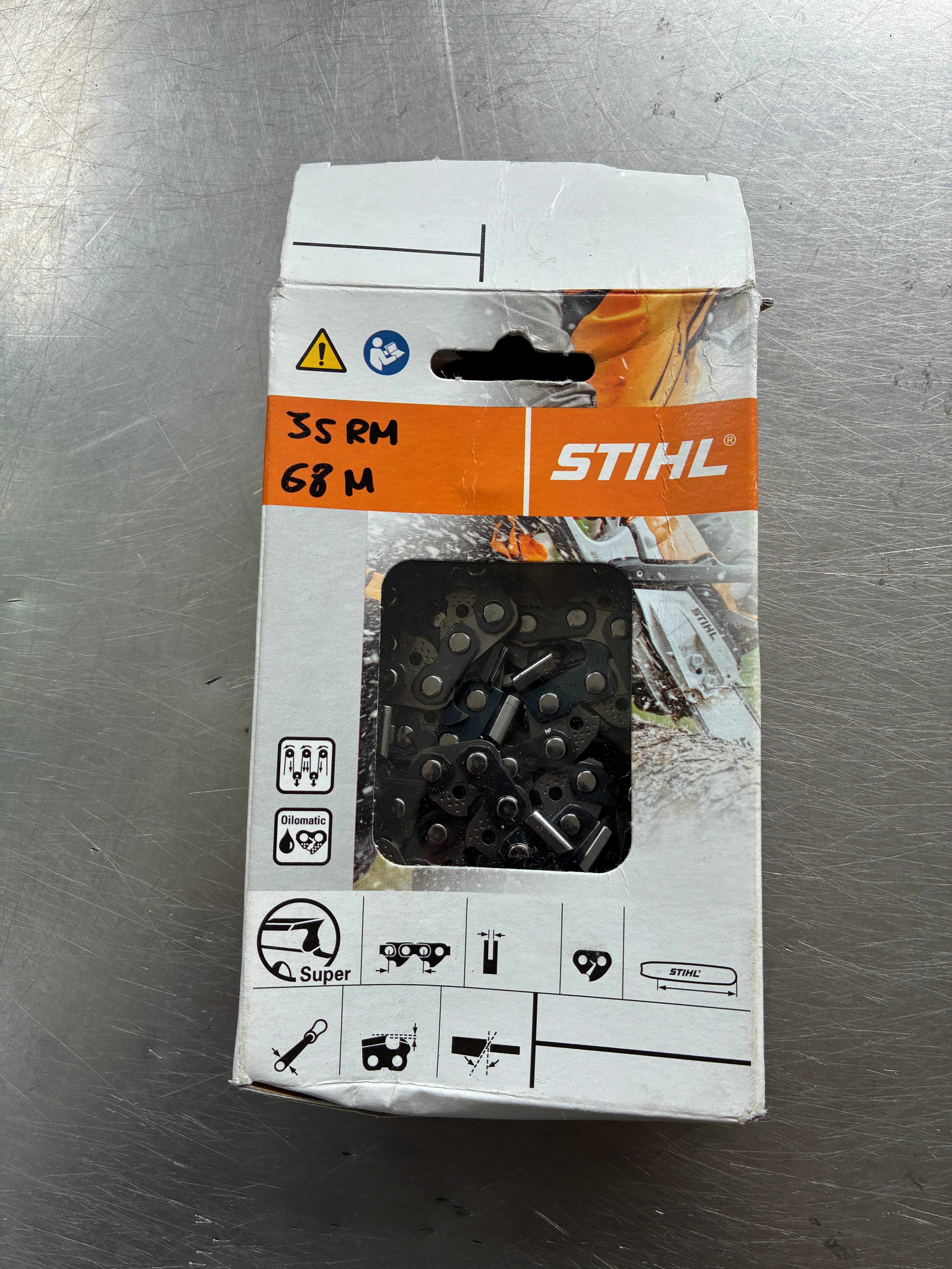 Chaîne Stihl Rapid Micro RM – 3/8" – 1,5 mm – 68 maillons – Pour guide 46 cm – Neuf