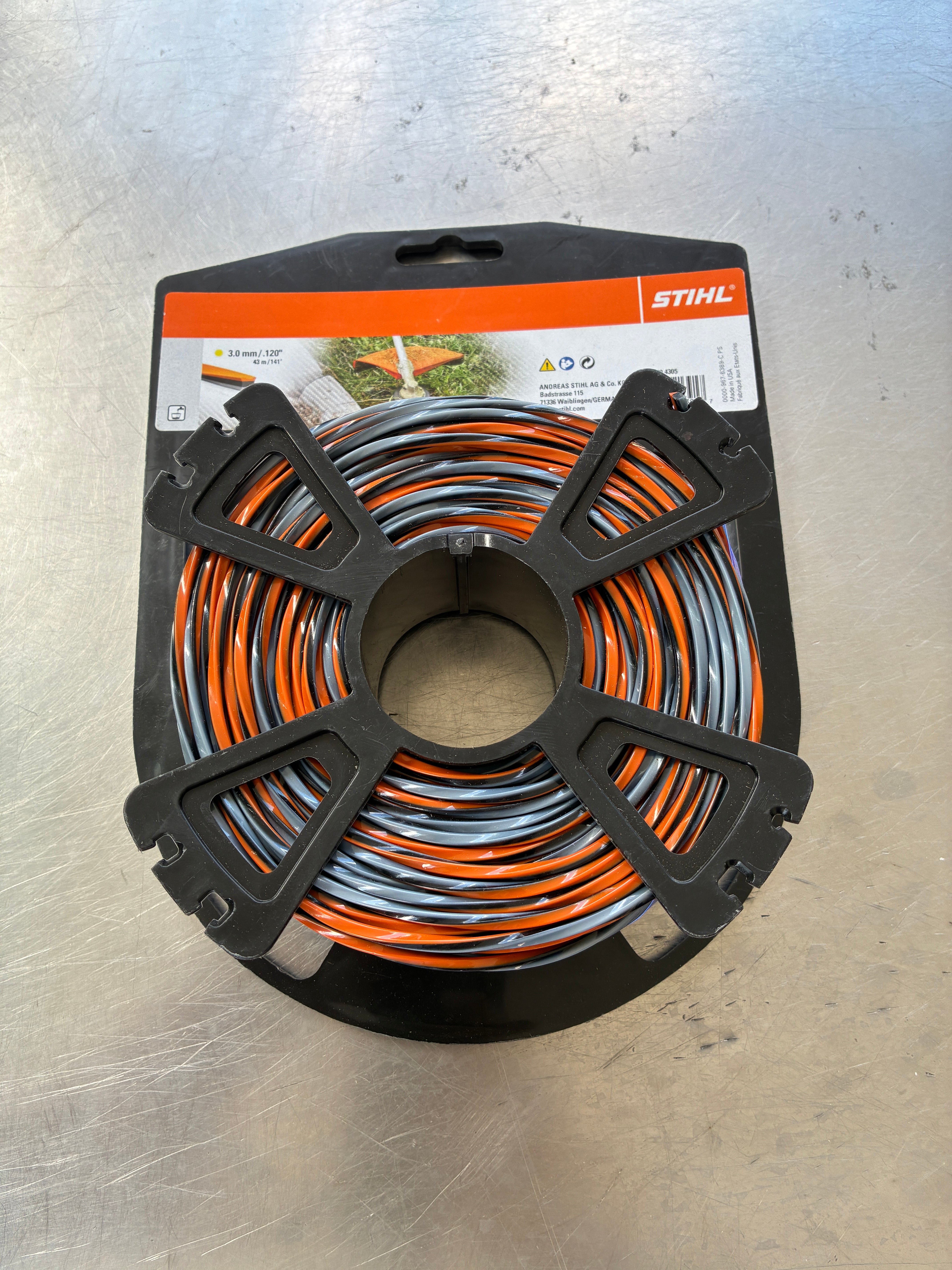 Fil de coupe Stihl CF3 Pro – 3 mm x 43 m – Réf. 0000-930-4305