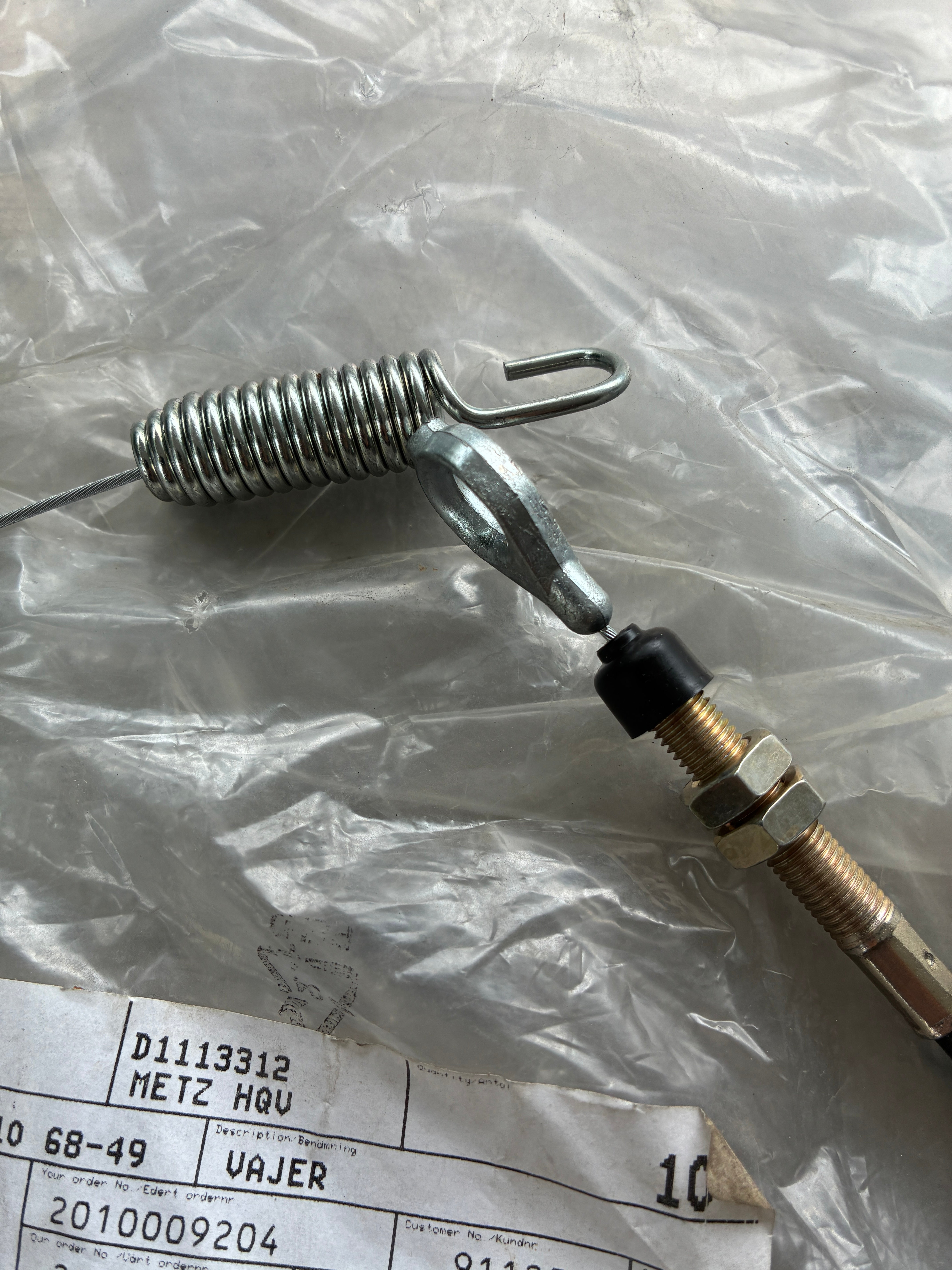 Câble DIV scarificateur Husqvarna 539106849 – Pièce d’origine – Neuf