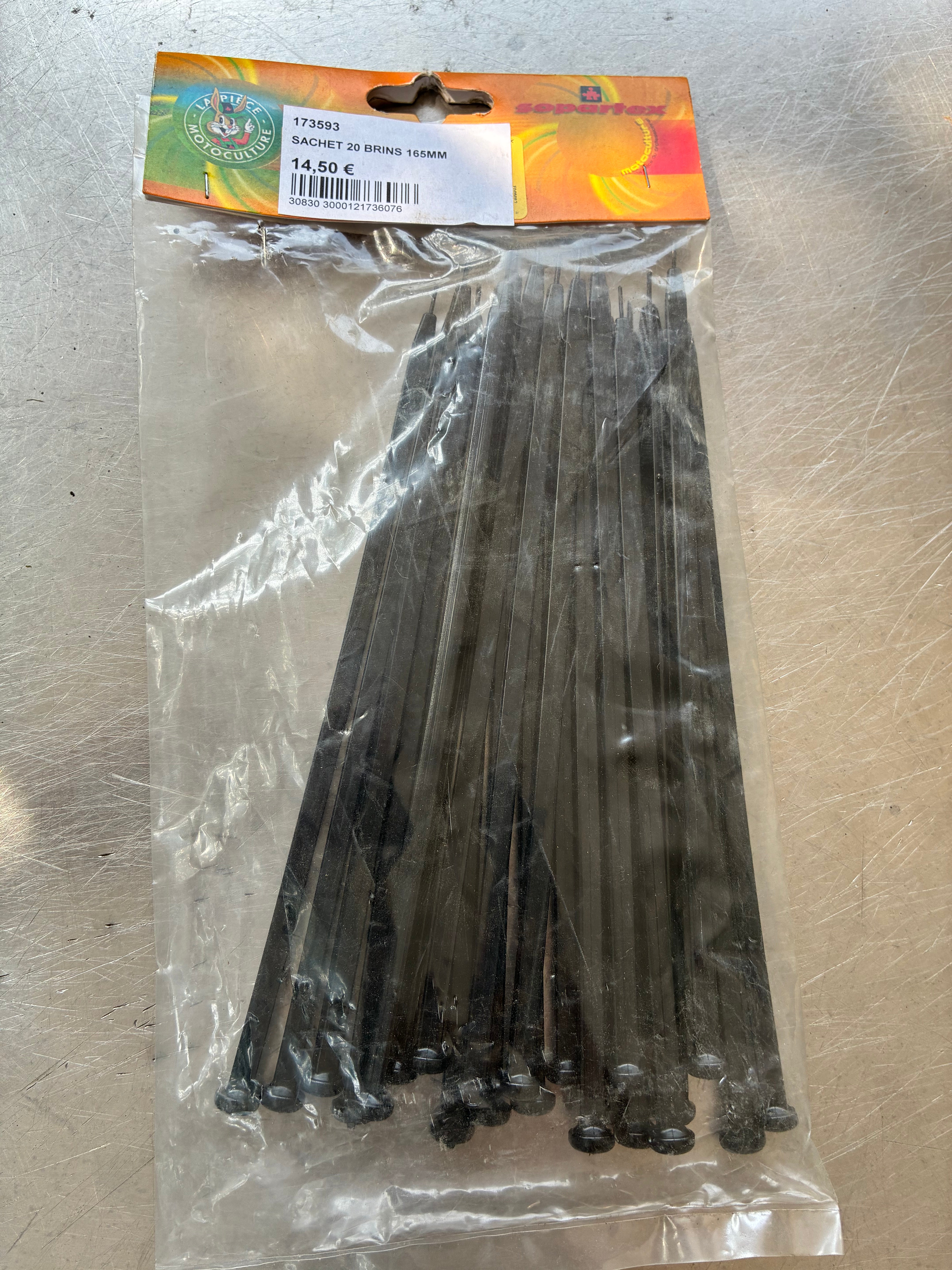 Sachet 20 brins 165mm – Réf. 173593 – Sopartex motoculture