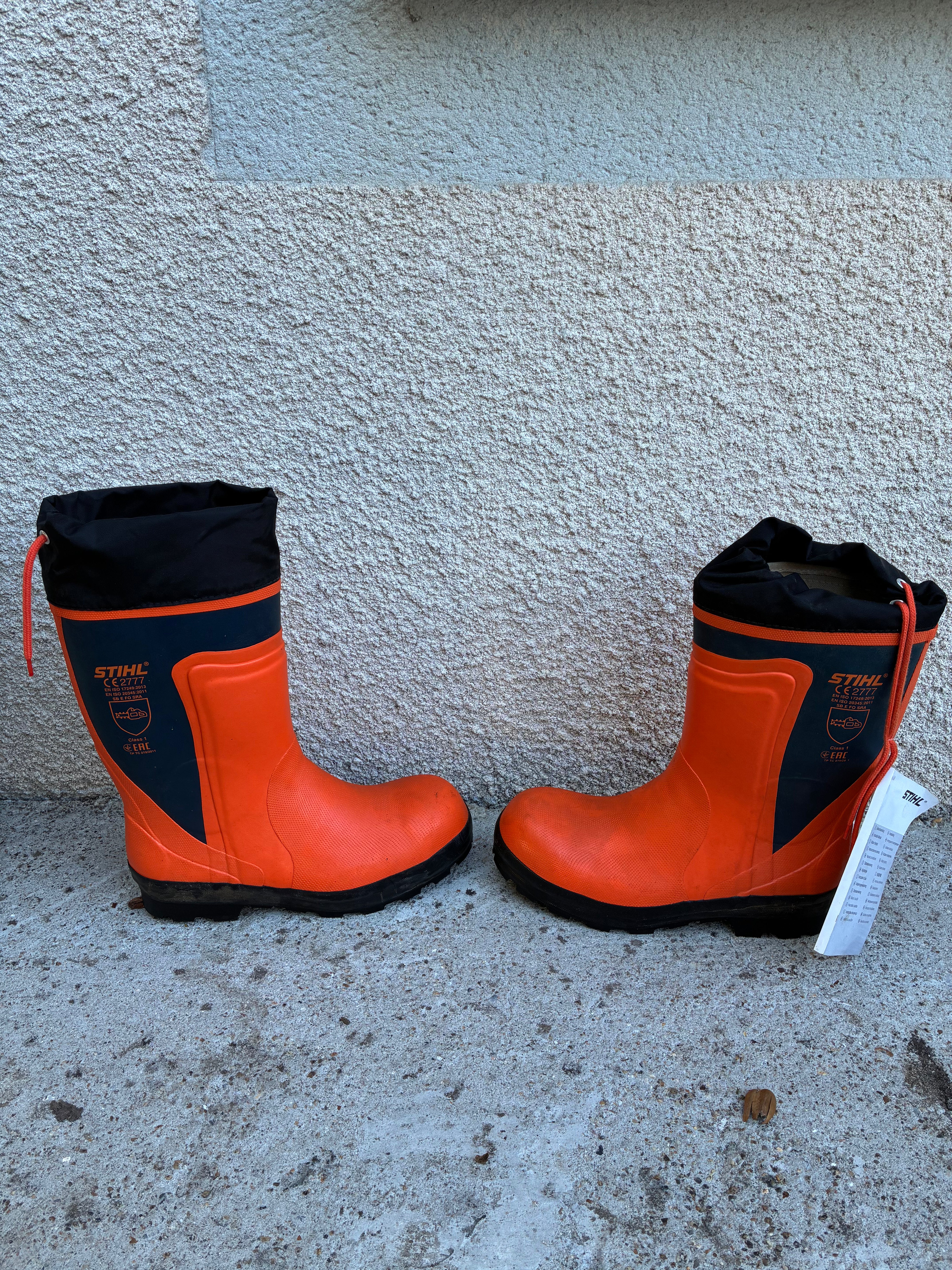 Bottes anti-coupures STIHL Function caoutchouc acier tronçonneuse neuves T43