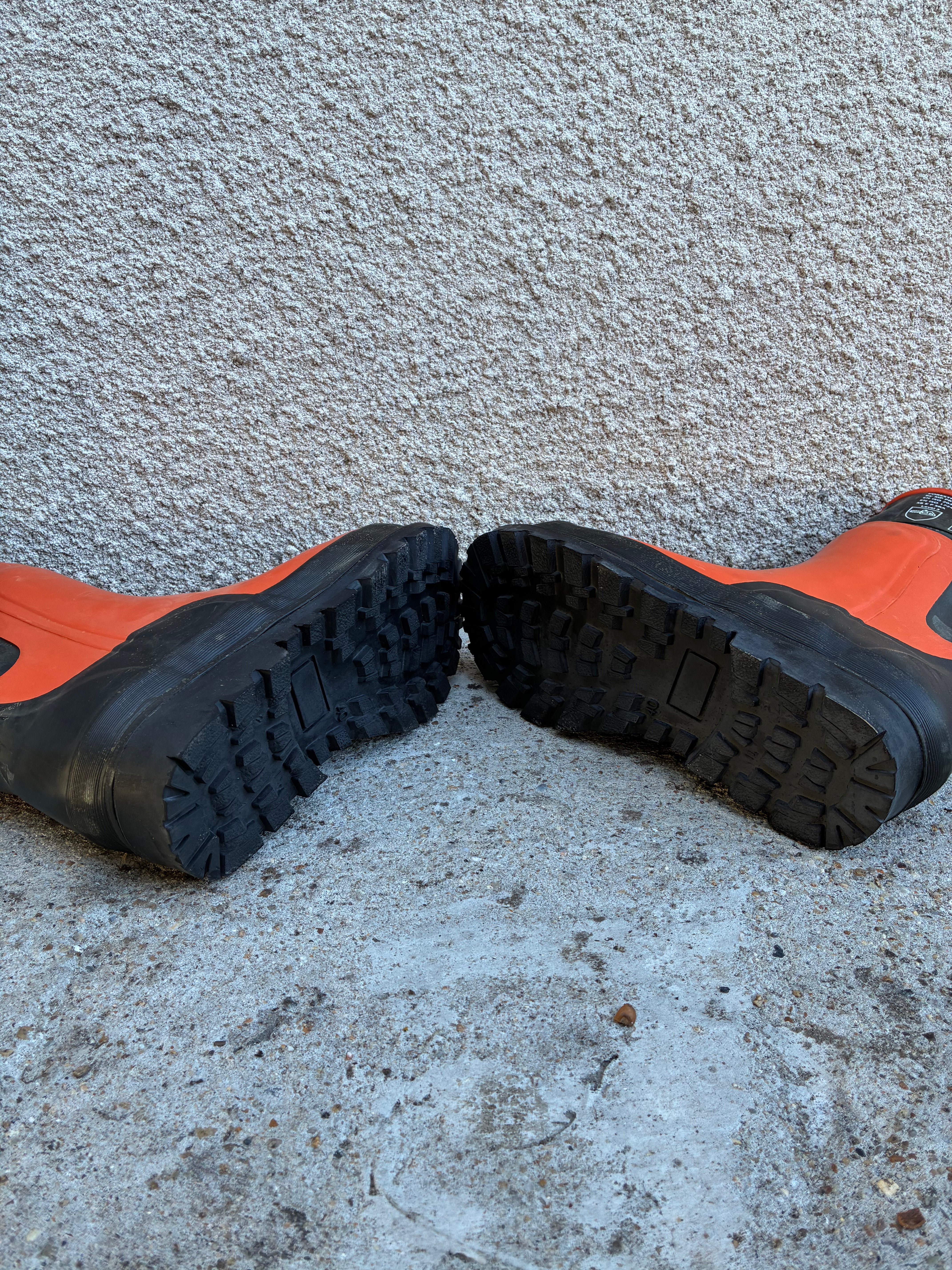 Bottes anti-coupures Forestproof caoutchouc acier classe 3 tronçonneuse T40 neuves