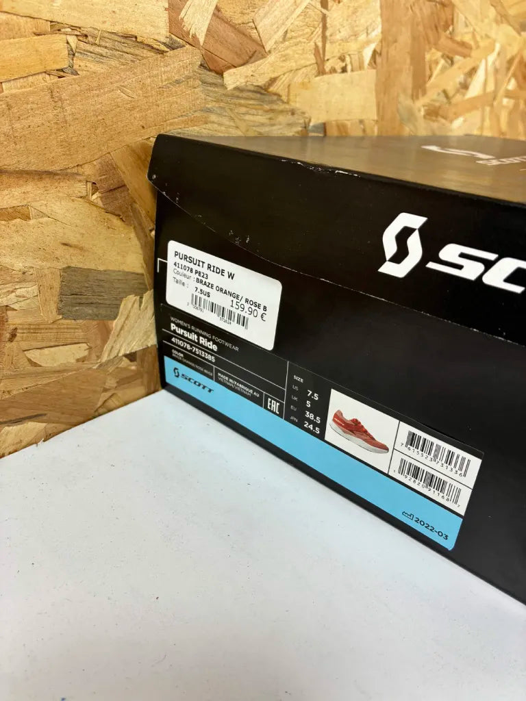 Chaussures Running Scott Pursuit Ride Femme 38.5 Braze Orange Rose