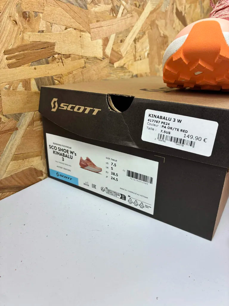 Chaussures Trail Scott Kinabalu 3 Femme 38.5 Pale Orange Terra Red