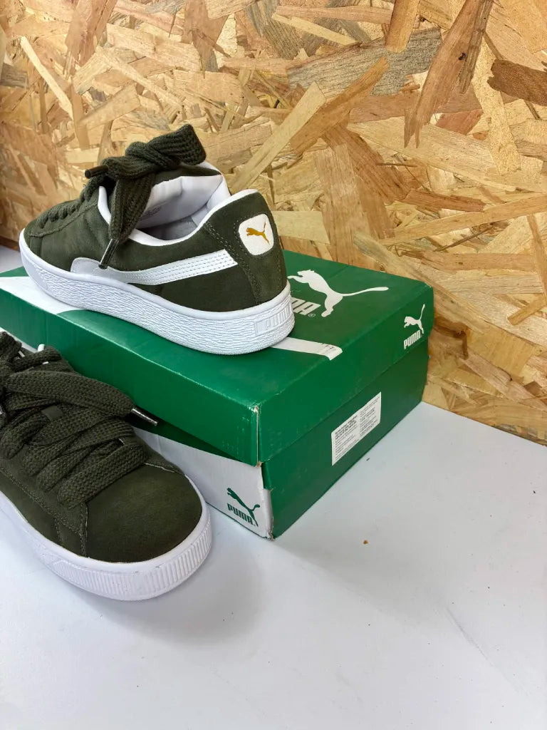 Baskets Puma Suede XL Dark Olive White – Taille 41