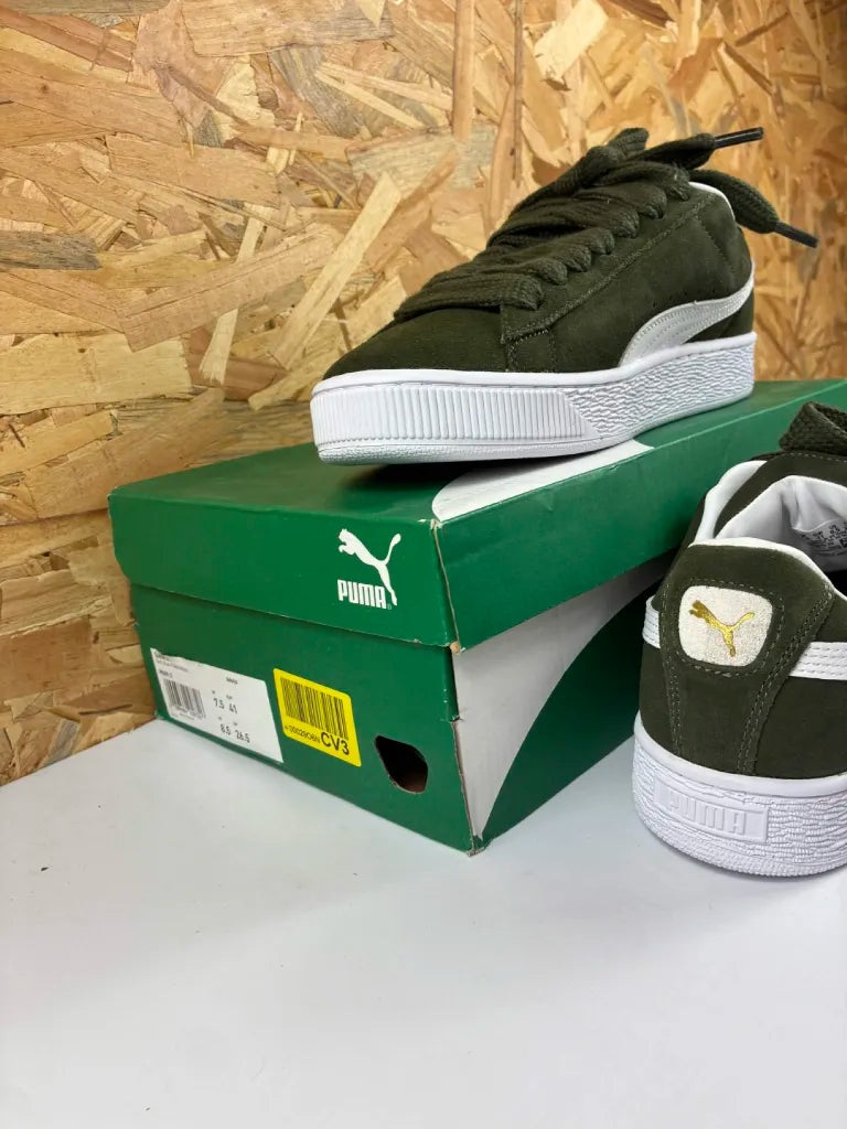 Baskets Puma Suede XL Dark Olive White – Taille 41