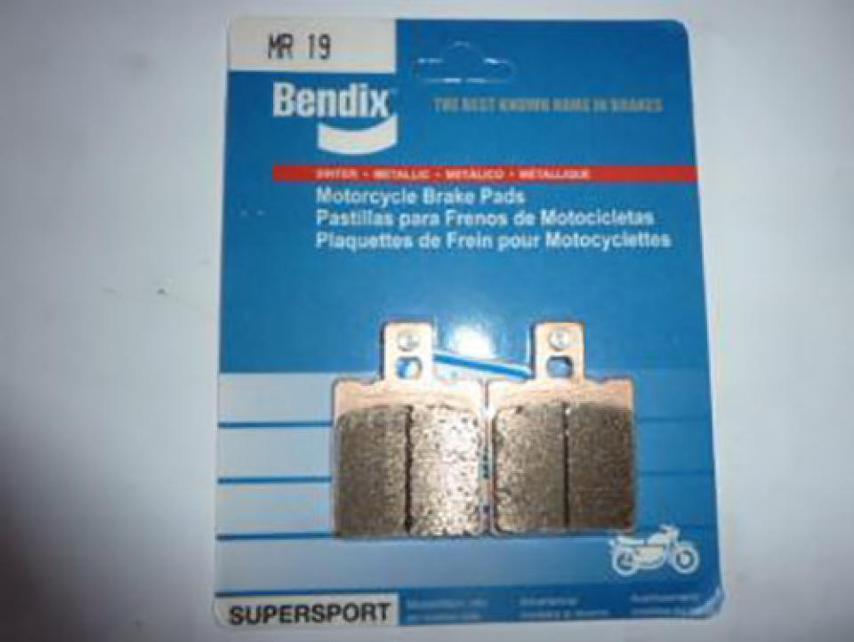Pastillas de freno traseras de metal sinterizado de alto rendimiento para motocicleta Bendix MR19
