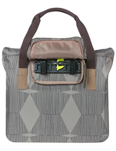 Basil Elegance Shopper 18390 20-26L graue Fahrradtasche 8715019183904