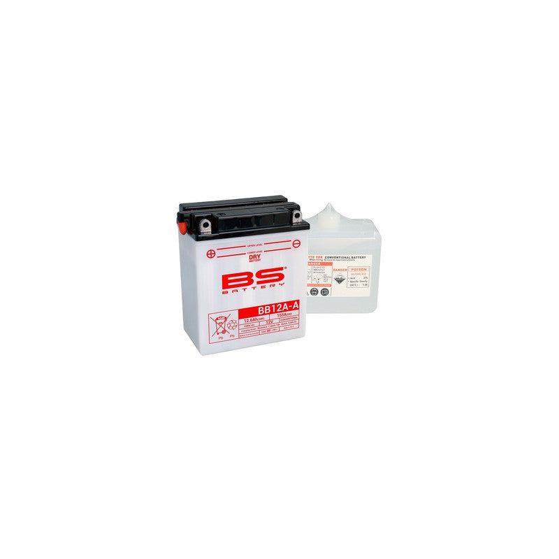 Batterie BS Battery BB12A-A – Haute-performance avec pack acide – Neuve