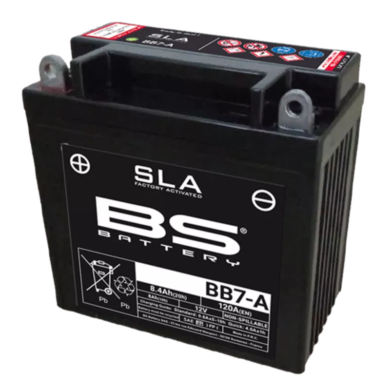 Batterie BS Battery SLA BB7-A – Sans entretien, prête à l’emploi – Neuve