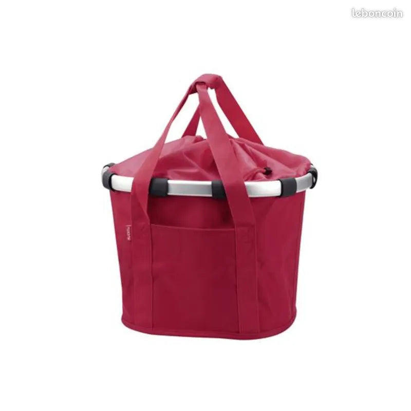Panier avant KLICKfix Reisenthel Bikebasket Rouge 15L – NEUF