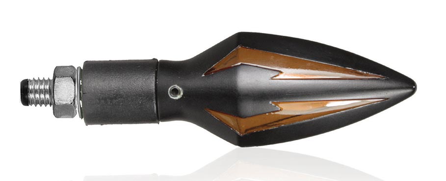 Intermitentes CHAFT THUNDER negros ahumados, homologados CE IN1200