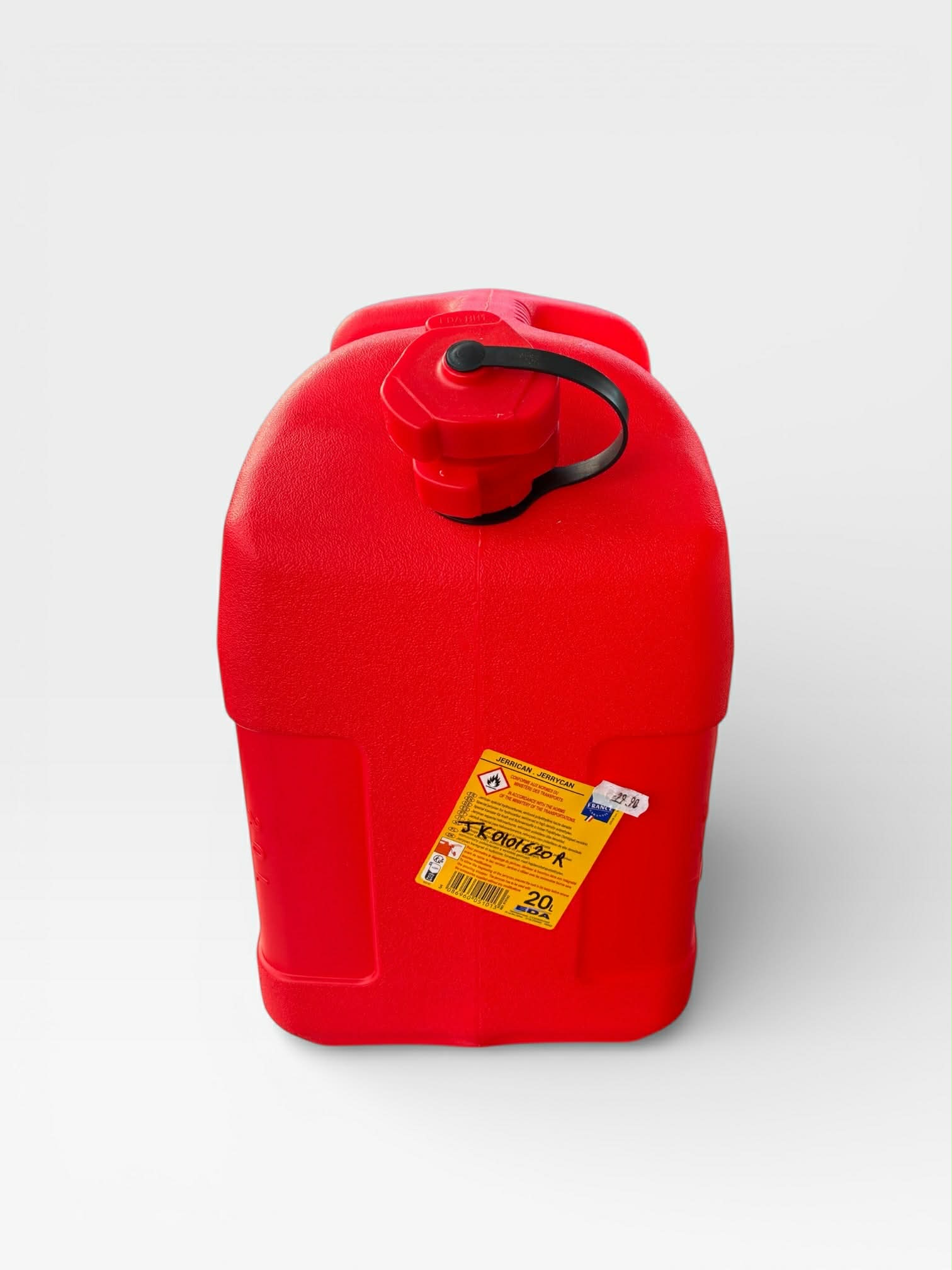 Bidón de 20L de gasolina, hidrocarburos, AOA 20L, homologado ONU