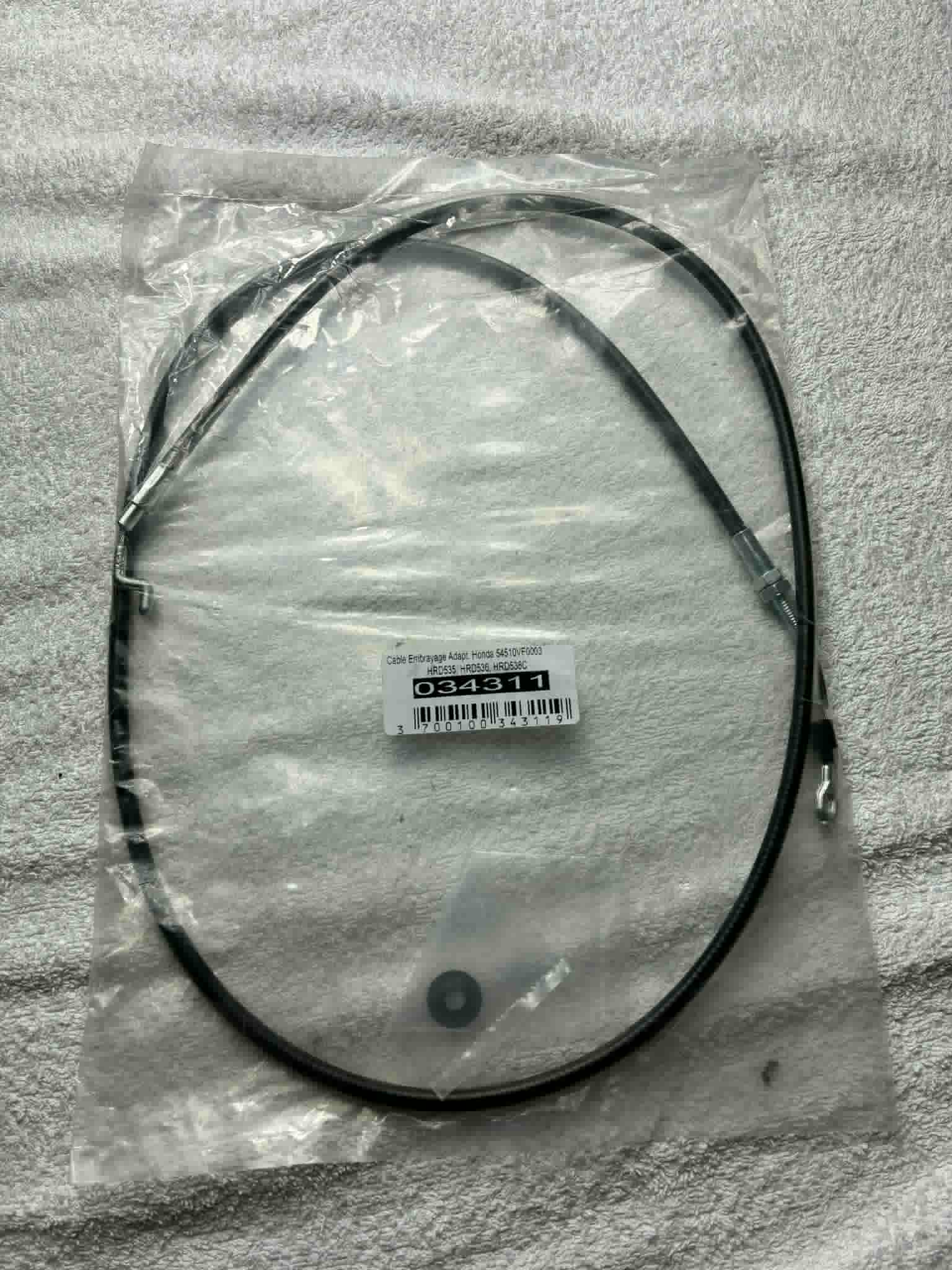 Câble embrayage adaptable Honda HRD535 HRD536 HRD536C – réf 034311