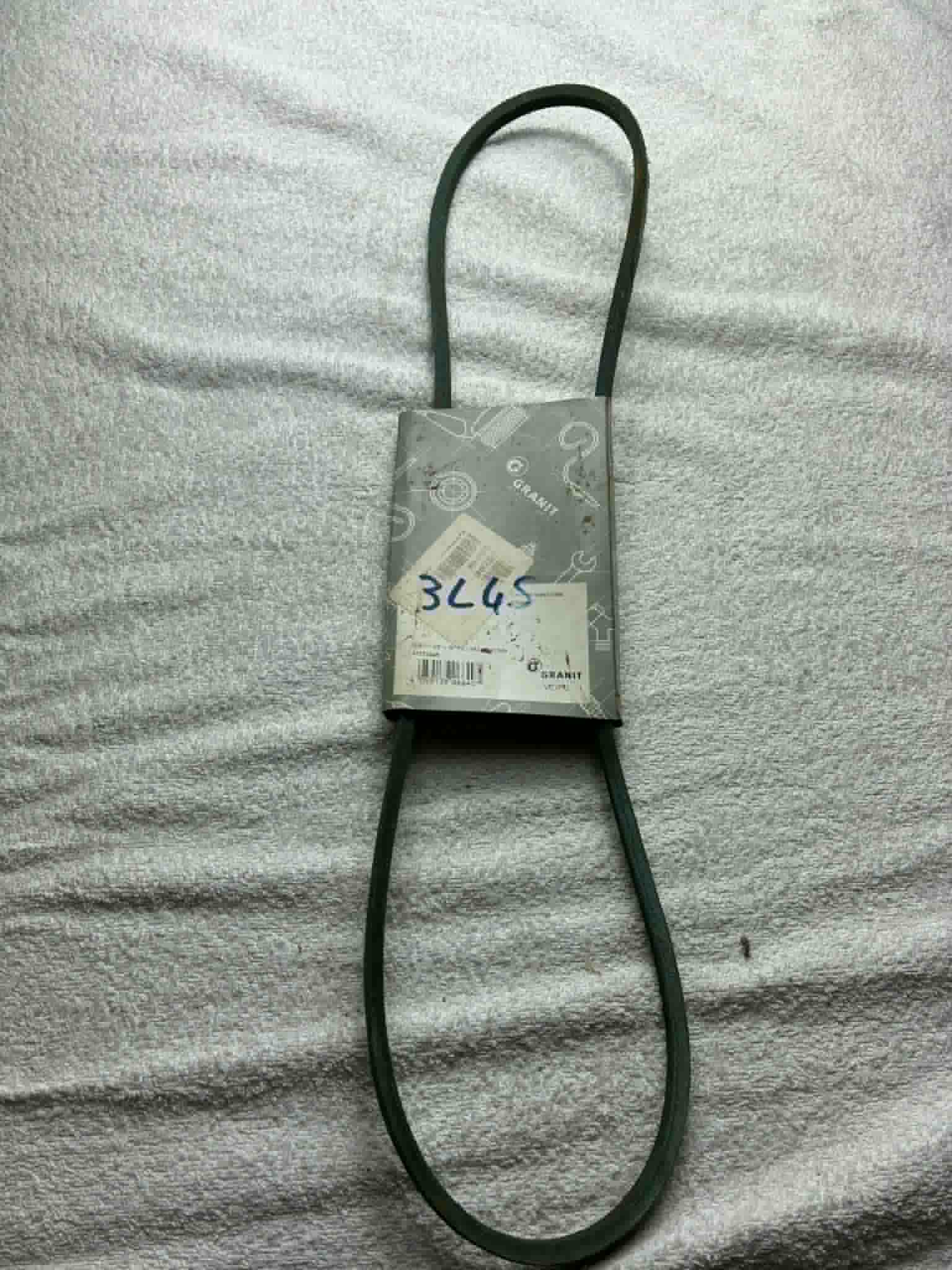 Courroie Granit 3L450 3/8 x 45” 9,5 x 1143 mm tondeuse motoculture neuve