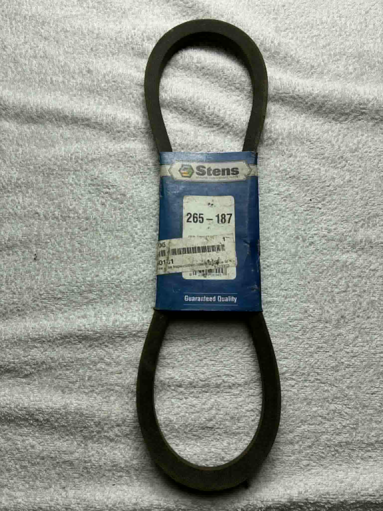 Courroie Stens 265-187 remplacement MTD 954-04002 5/8 x 31,5” tondeuse neuve