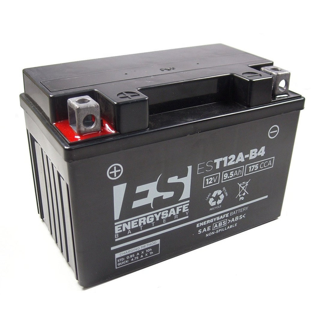 Batterie ENERGYSAFE EST12A-B4 12V/9,5Ah – Prête à l’emploi